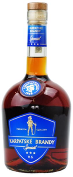 Karpatské Brandy Špeciál VS 38% 0.7L
