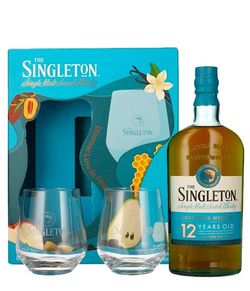 Singleton 12y 0,7l 40% + 2x sklo GB
