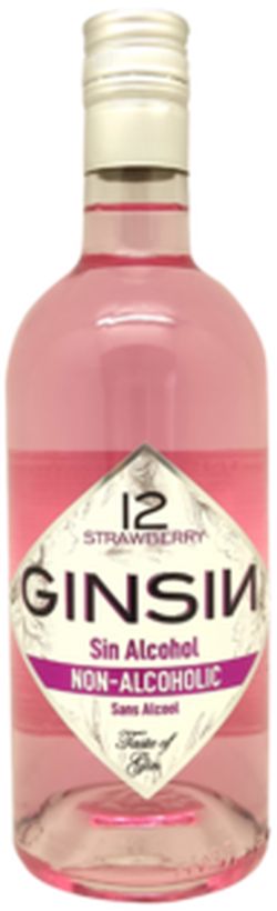Gin Sin Premium Strawberry Alcohol Free 0,0% 0,7L