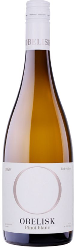 Pinot blanc 2020, pozdní sběr, Vinařství Obelisk, suché