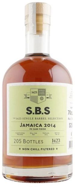 S.B.S Jamaica 2014 0,7l 52% / Rok lahvování 2020